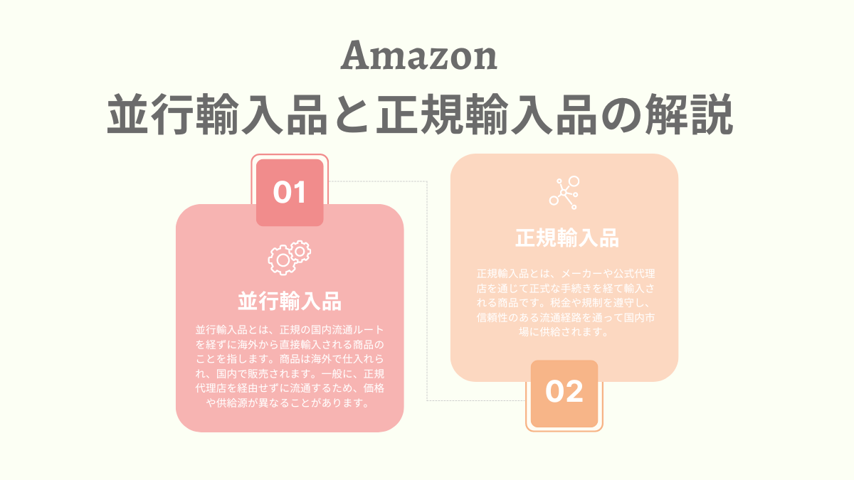 Amazonの並行輸入品とは？正規輸入品との違いや出品手順について